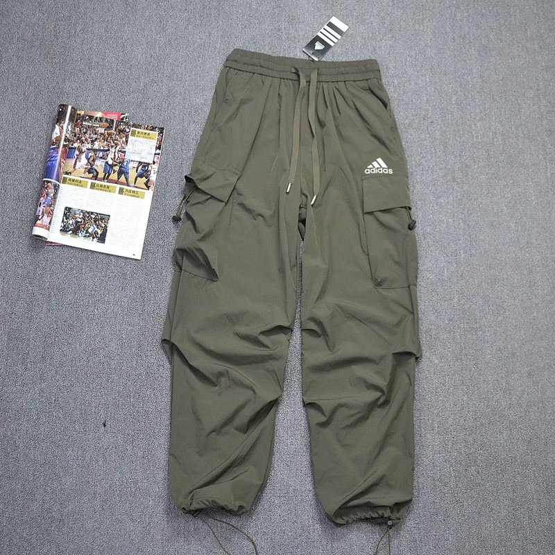 Adidas Cargo Pants Olive Green / Gray / Black - 4
