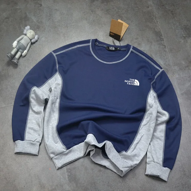 The North Face Hoodies & Sweatshirts 4092615TNF Contrast-Panel Raglan Crewneck Sweatshirt product detail image 4