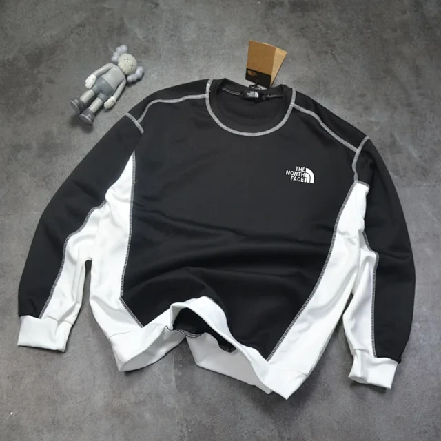 The North Face Hoodies & Sweatshirts 4092615TNF Contrast-Panel Raglan Crewneck Sweatshirt product detail image 2