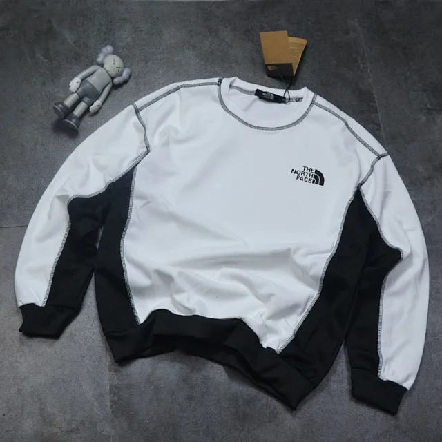 The North Face Hoodies & Sweatshirts 4092615TNF Contrast-Panel Raglan Crewneck Sweatshirt product detail image 3