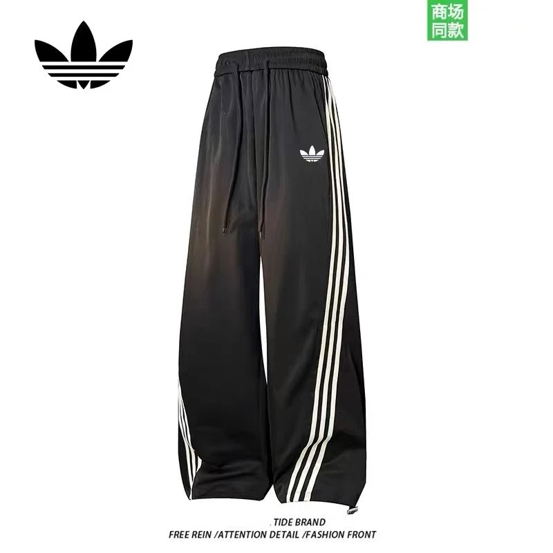 Clover Adidas Pants Men's and Women's 2025 Spring and Autumn New Sweatpants Straight Casual Pants Breathable Trousers 52383 S-3XL