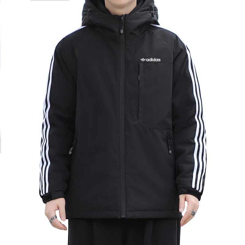 阿迪达斯棉衣男2023秋冬新款棉袄休闲保暖防风连帽棉服运动夹克外套 2333棉 S3XL 1