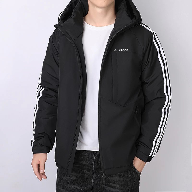 阿迪达斯棉衣男2023秋冬新款棉袄休闲保暖防风连帽棉服运动夹克外套 2333棉 S3XL 3