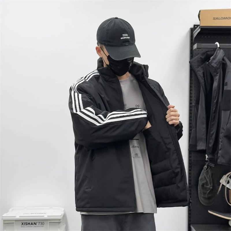 Adidas阿迪达斯2025秋冬男子运动保暖棉衣服连帽棉袄外套阿迪棉衣  3787  S2XL 8