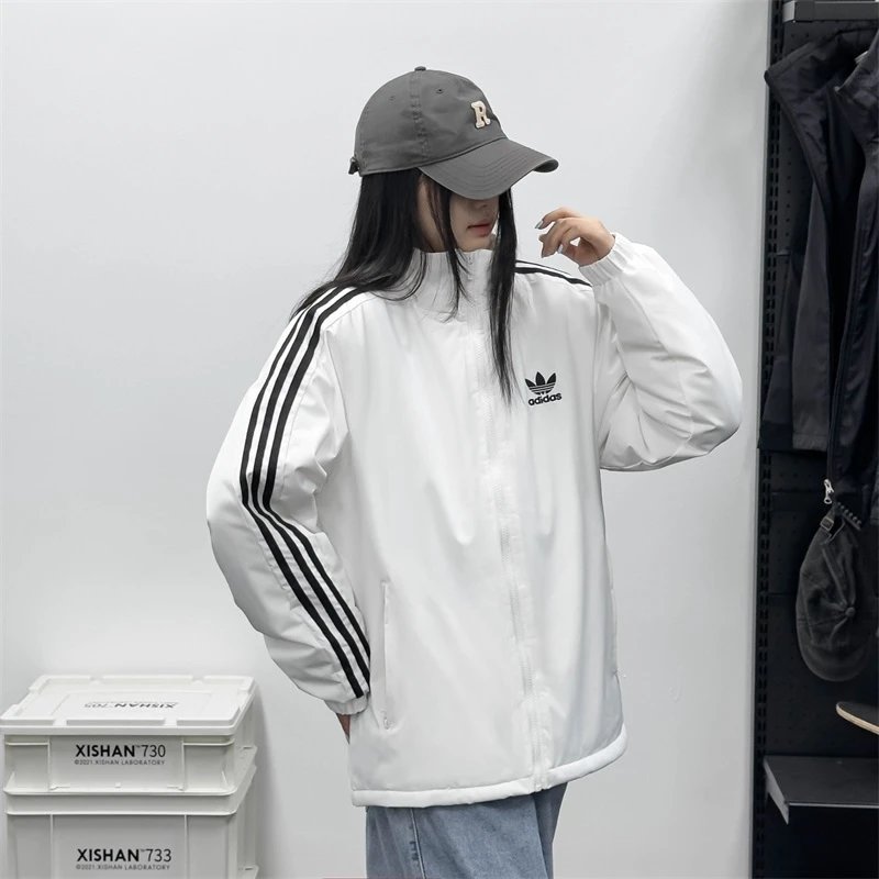 Adidas阿迪达斯2025秋冬男子运动保暖棉衣服连帽棉袄外套阿迪棉衣  3787  S2XL 4