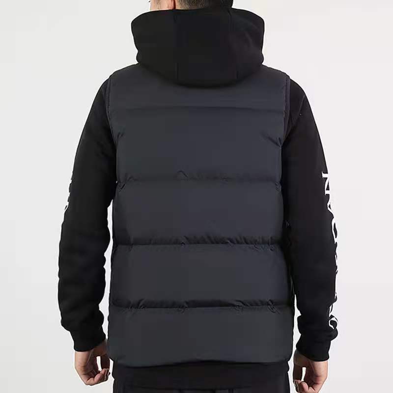 耐克棉马甲男2020秋冬新款男装立领保暖外套运动背心 12350  M3XL 3