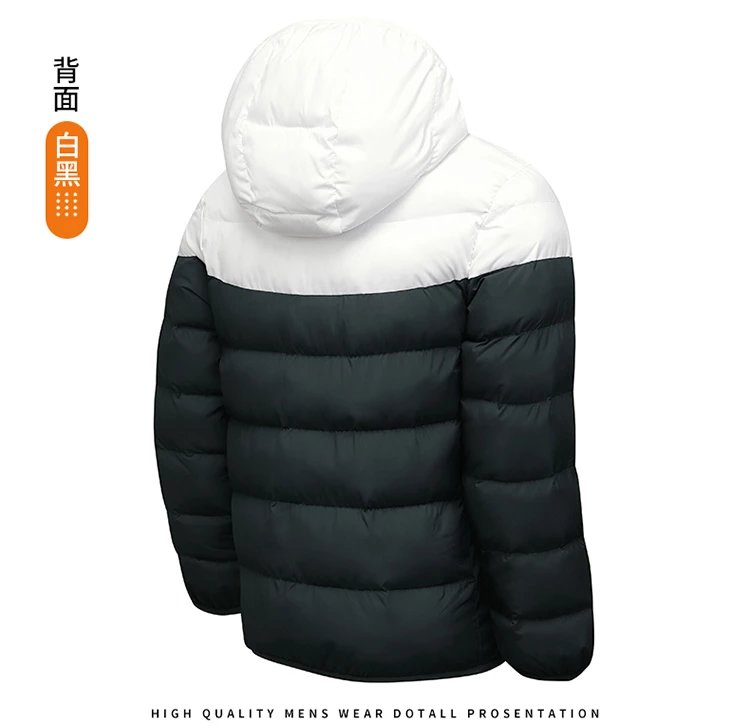 耐克羽绒服男女2023秋冬新款棉袄休闲保暖防风连帽运动夹克外套  9979  L4XL 7