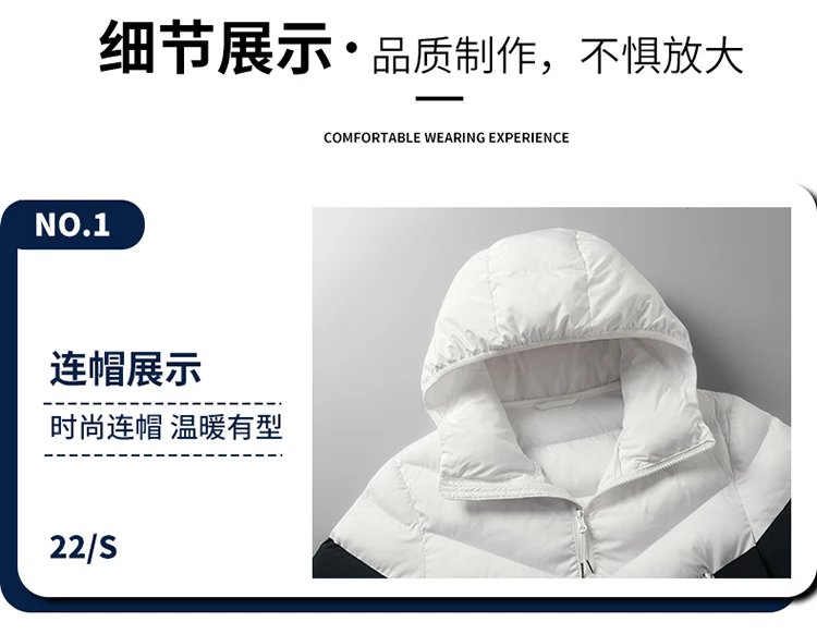 耐克羽绒服男女2023秋冬新款棉袄休闲保暖防风连帽运动夹克外套  9979  L4XL 8