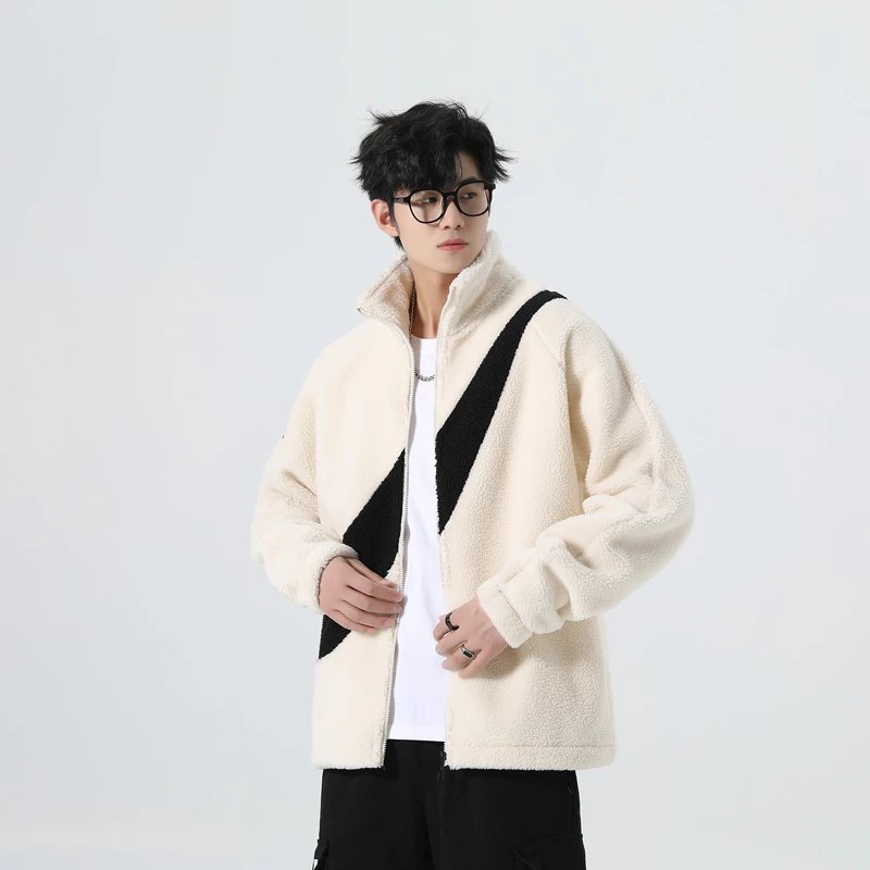 耐克羊羔绒棉衣棉服男女2023秋冬新款棉袄休闲保暖防风立领棉服运动夹克外套  5139   M3XL