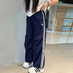 thumbnail for Adidas Clover Pants Men's and Women's Spring/Summer 2025 New Thin Sweatpants Straight Slacks Breathable Pants KF9615 S-2XL Embroidery Logo