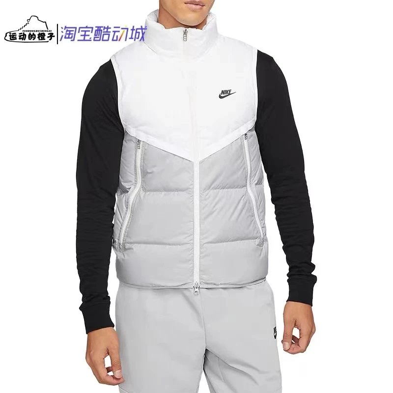 耐克秋冬棉马甲男休闲男式马甲外套韩版修身大码 6818 M2XL