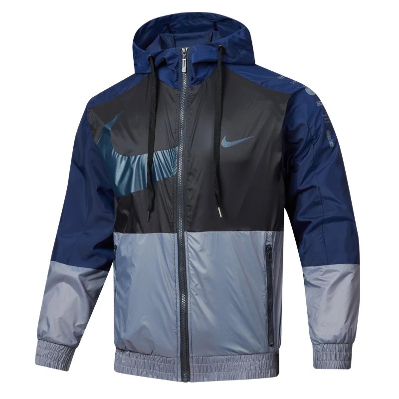 耐克防晒衣男女2024夏季梭织速干防风连帽皮肤衣夹克外套  0401  XL4XL