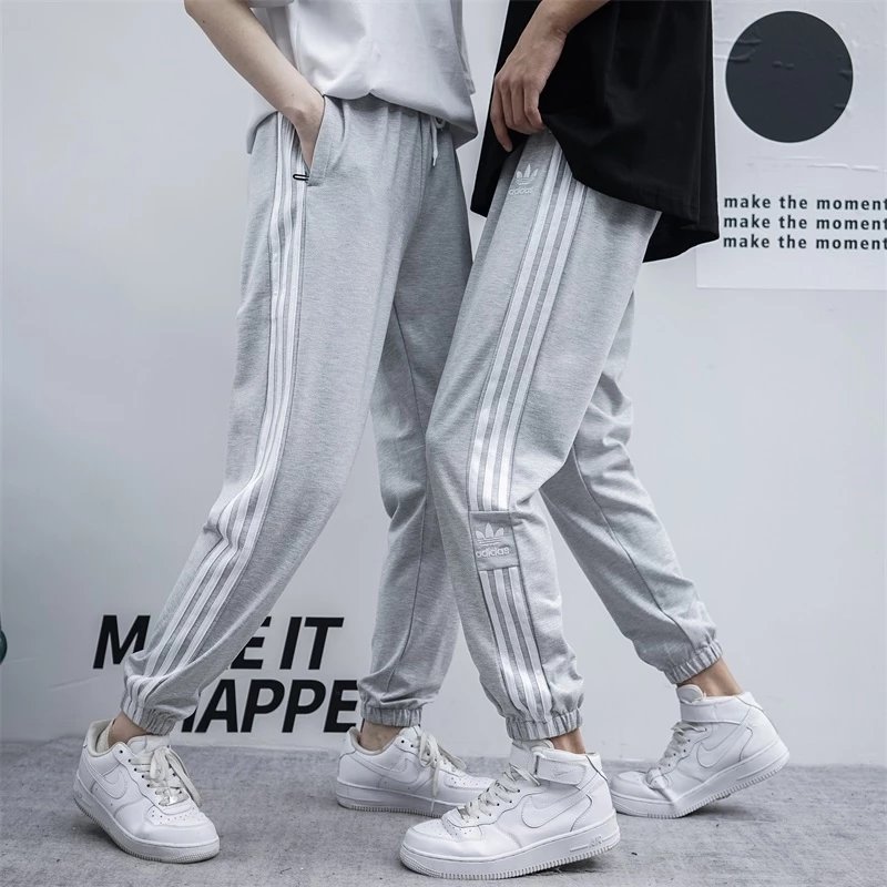 阿迪达斯三叶草长裤男女2024春秋季新款薄款运动裤收口休闲裤透气长裤   661188  S3XL  9
