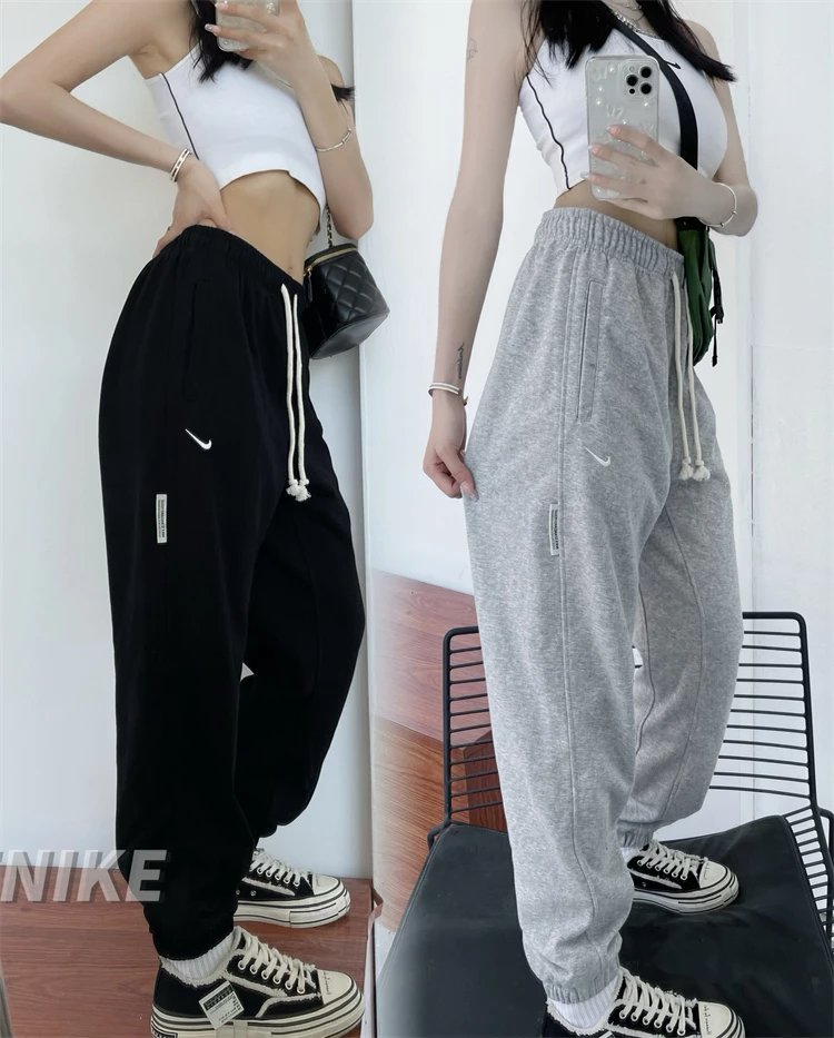 Long pants for men and women 2023 Spring and Autumn season new thin sports pants straight leg casual pants breathable pants NKCK6366-010S-3XL
