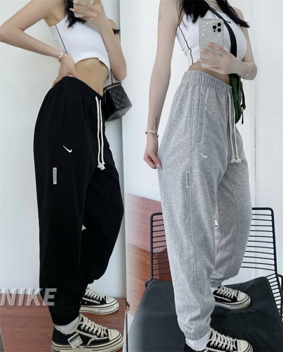 Long pants for men and women 2023 Spring and Autumn season new thin sports pants straight leg casual pants breathable pants NKCK6366-010S-3XL
