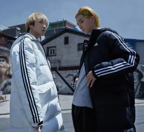 ADIDAS三叶草 3STR 秋冬新款黑白男女长款服服  7920棉 S3XL 2