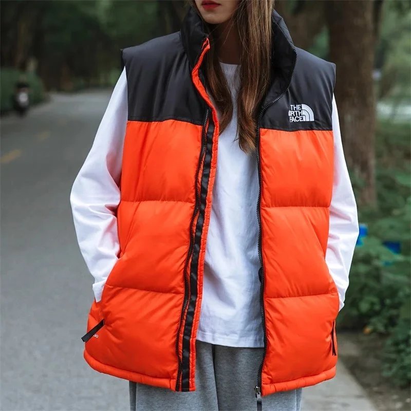 北面TNF棉马甲男女2025秋冬新款立领保暖外套运动背心ED1995  S2XL刺绣标 4