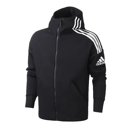 Adidas阿迪达斯男子春秋篮球训练服运动型格外套夹克衫青少年休闲连帽开衫 3983  L4XL 2