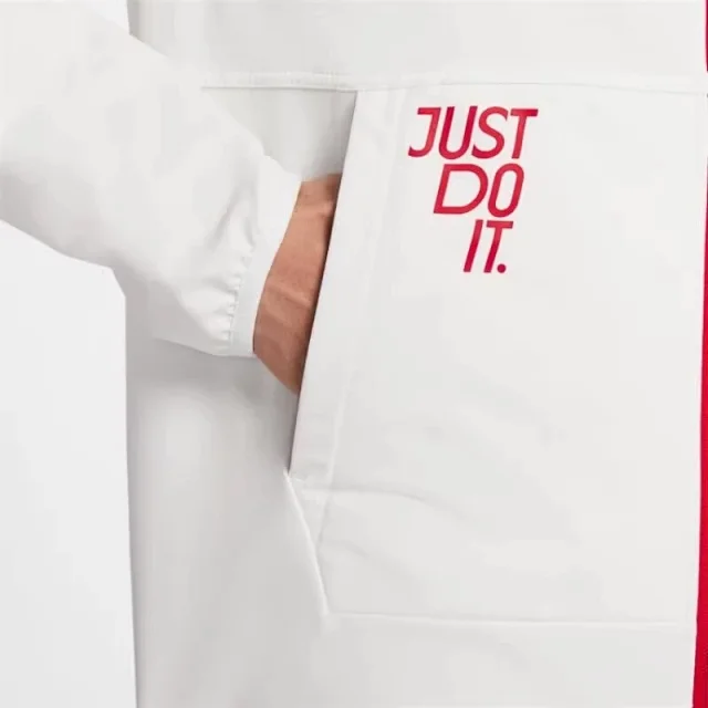 Nike Jackets Full-Zip Hooded Windbreaker Jacket with Just Do It Graphic product detail image 11