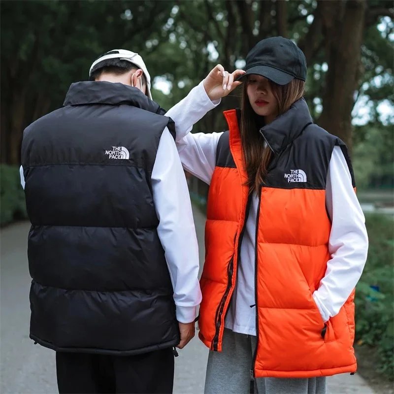 北面TNF棉马甲男女2025秋冬新款立领保暖外套运动背心ED1995  S2XL刺绣标 2