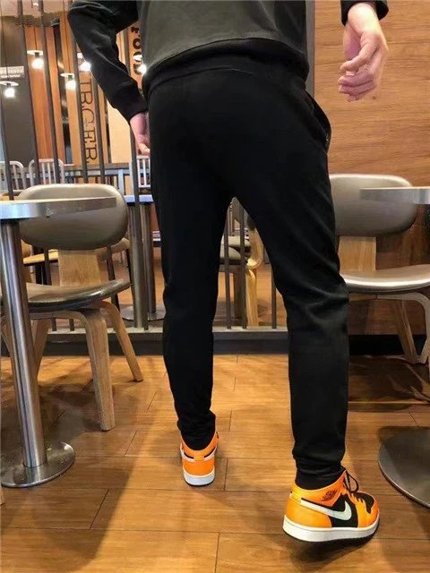 长裤男裤女裤2024新款情侣针织运动裤宽松束腿小脚卫裤跑步长裤   9129   M5XL 5