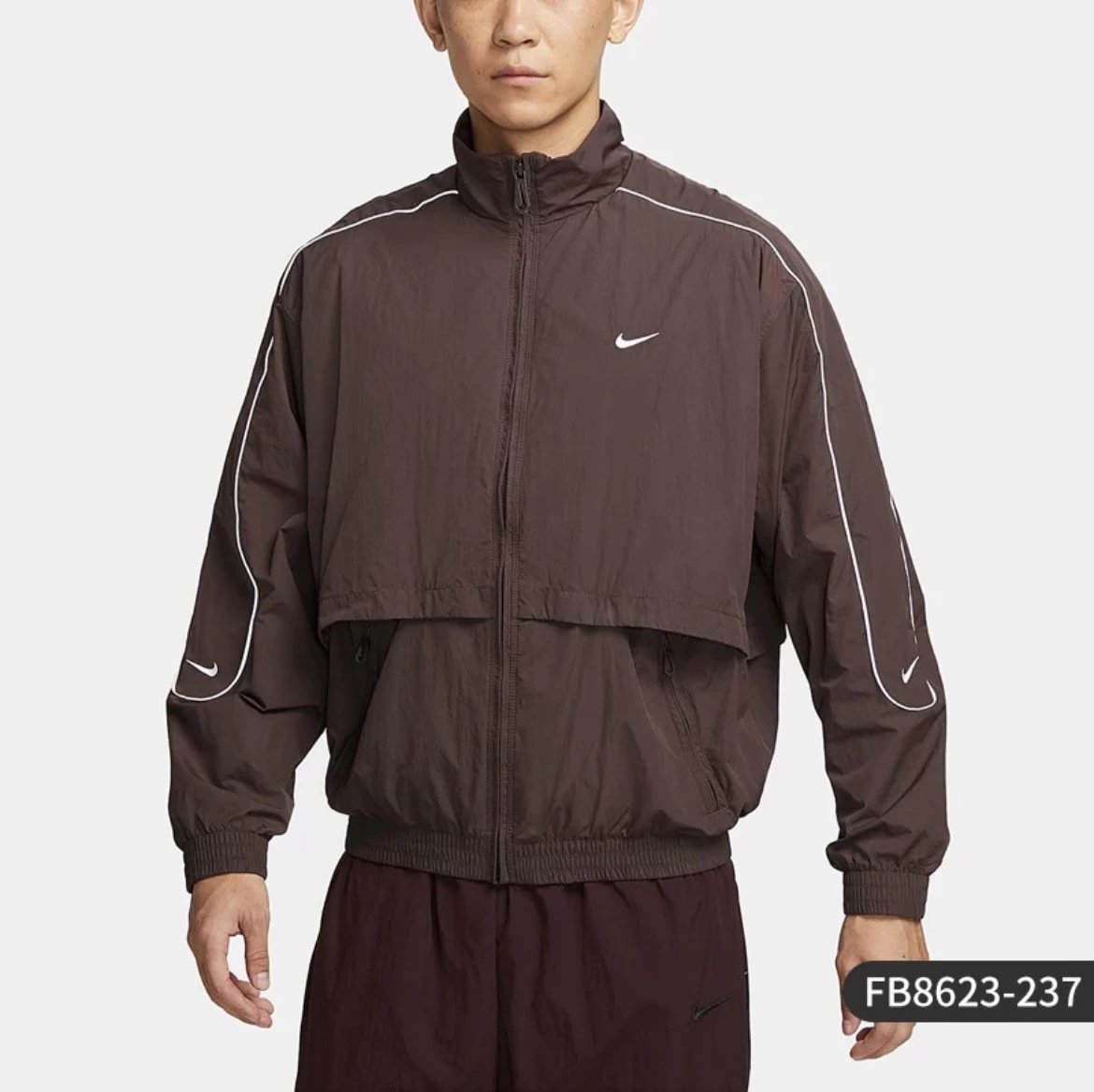 耐克男女风衣外套2023春秋季新款立领防风衣休闲运动夹克  8623  S2XL 2