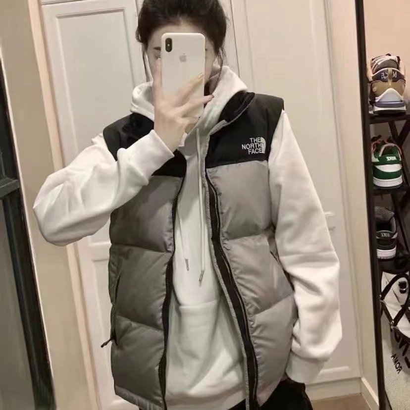 北面TNF棉马甲男女2025秋冬新款立领保暖外套运动背心ED1995  S2XL刺绣标 8