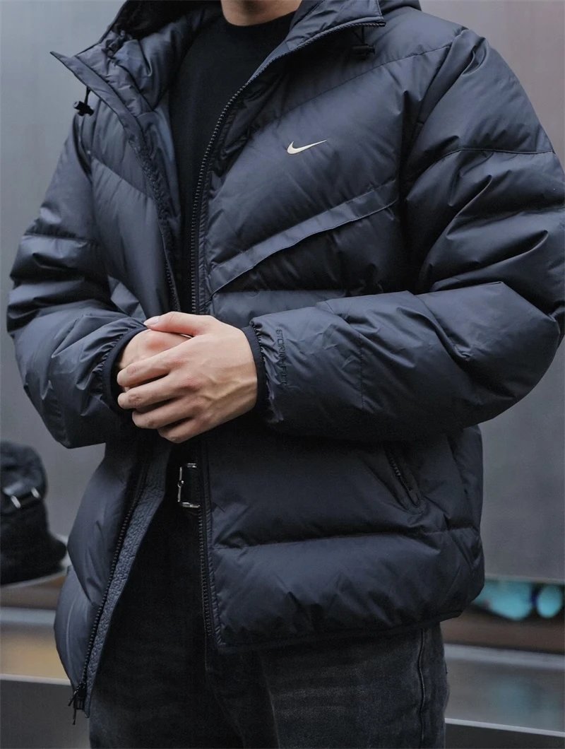 耐克棉衣棉服男女2024秋冬新款棉袄休闲保暖防风连帽棉服运动夹克外套   4183   M3XL  7