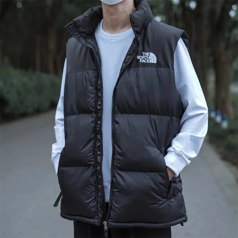 北面TNF棉马甲男女2025秋冬新款立领保暖外套运动背心ED1995  S2XL刺绣标 3