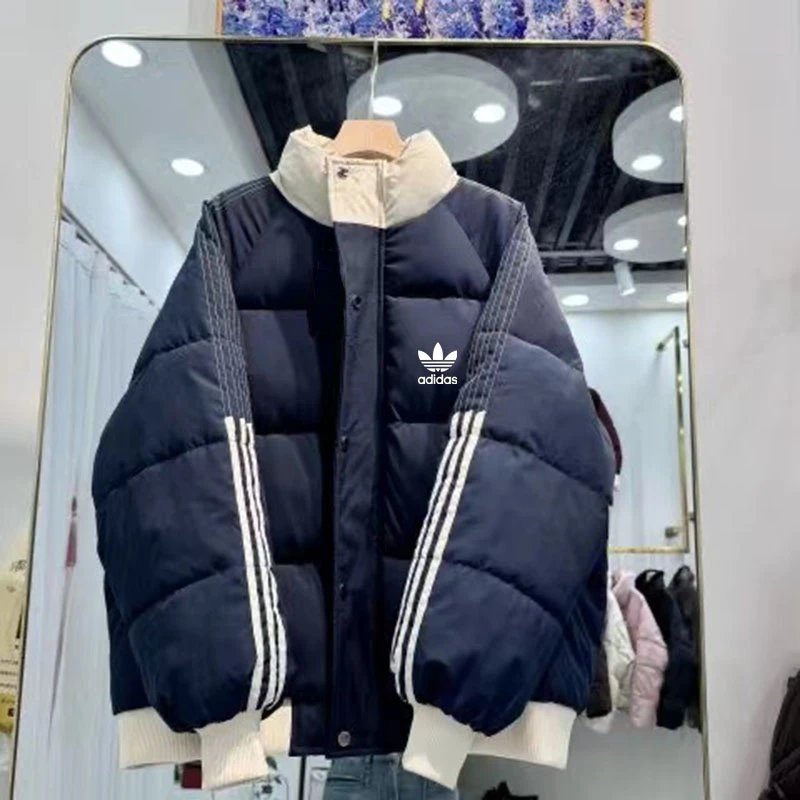 Adidas阿迪达斯2025秋冬男子运动保暖棉衣服连帽棉袄外套阿迪棉衣   7711   S3XL 2