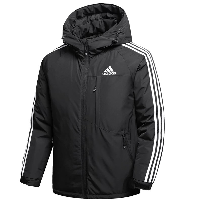 Adidas阿迪达斯2023秋冬男子运动保暖棉衣服连帽棉袄外套阿迪棉衣   2398  S3XL 1