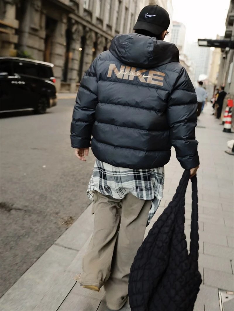 耐克棉衣棉服男女2024秋冬新款棉袄休闲保暖防风连帽棉服运动夹克外套   4183   M3XL  6