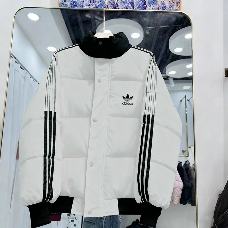 Adidas阿迪达斯2025秋冬男子运动保暖棉衣服连帽棉袄外套阿迪棉衣   7711   S3XL 5