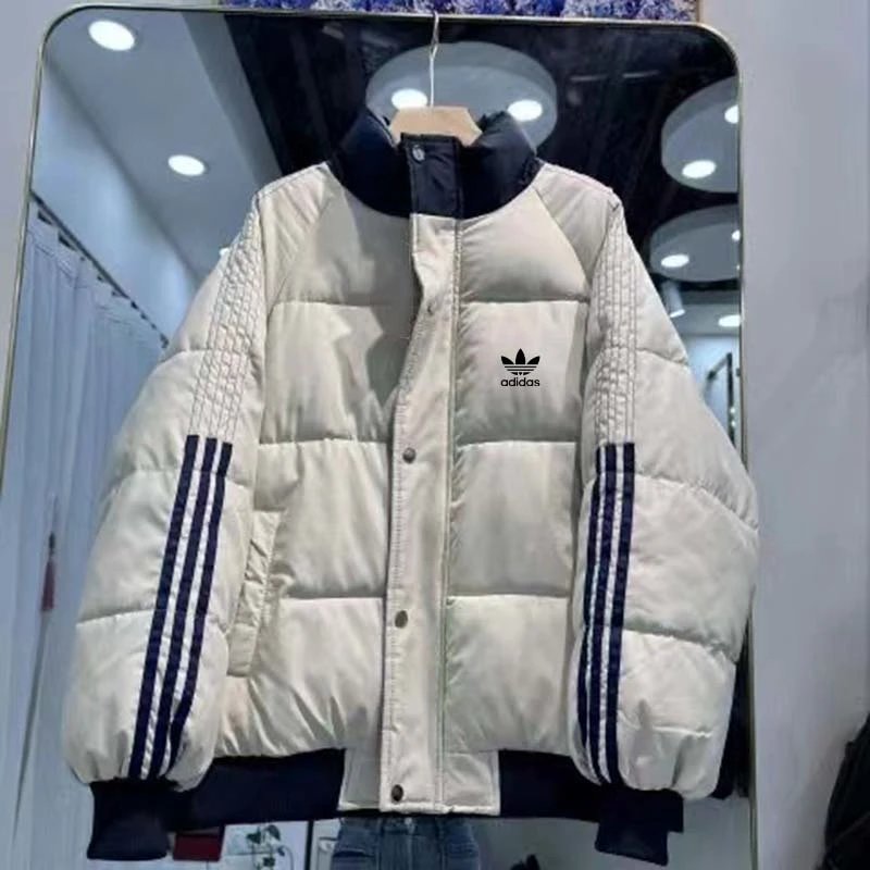 Adidas阿迪达斯2025秋冬男子运动保暖棉衣服连帽棉袄外套阿迪棉衣   7711   S3XL 4