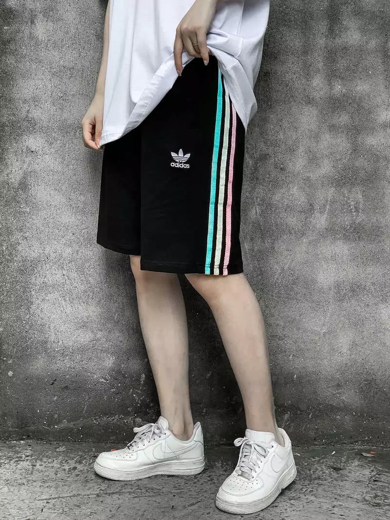 阿迪达斯三叶草运动休闲短裤2022夏季新款男女休闲百搭夏季宽松裤子潮60258SY M2XL  2