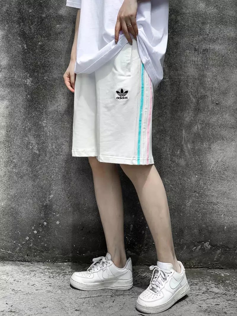 阿迪达斯三叶草运动休闲短裤2022夏季新款男女休闲百搭夏季宽松裤子潮60258SY M2XL  11