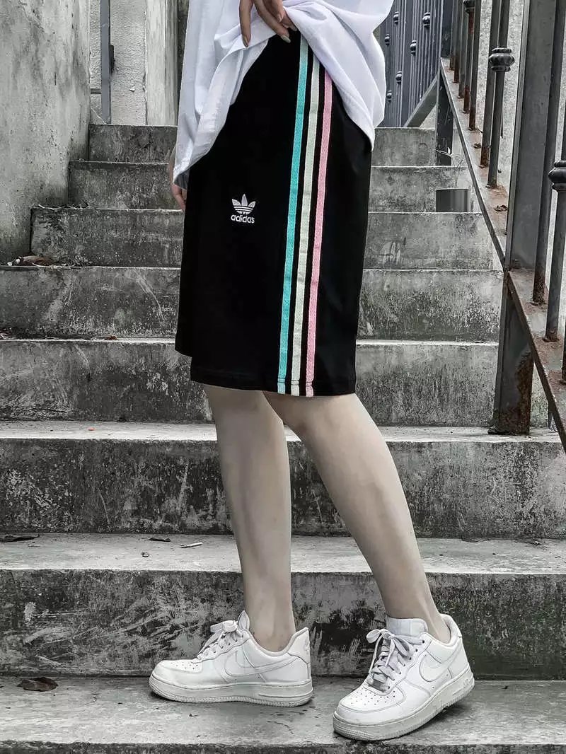 阿迪达斯三叶草运动休闲短裤2022夏季新款男女休闲百搭夏季宽松裤子潮60258SY M2XL  3