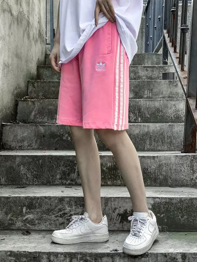 阿迪达斯三叶草运动休闲短裤2022夏季新款男女休闲百搭夏季宽松裤子潮60258SY M2XL  5