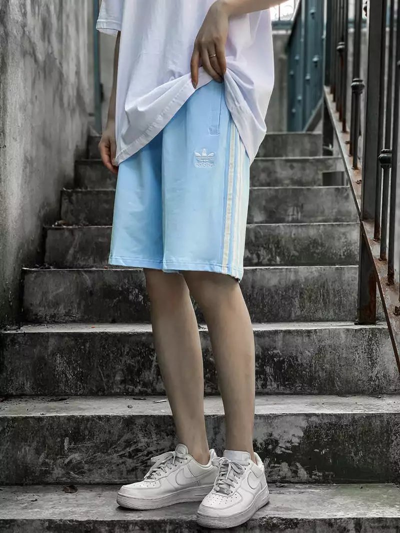 阿迪达斯三叶草运动休闲短裤2022夏季新款男女休闲百搭夏季宽松裤子潮60258SY M2XL  8