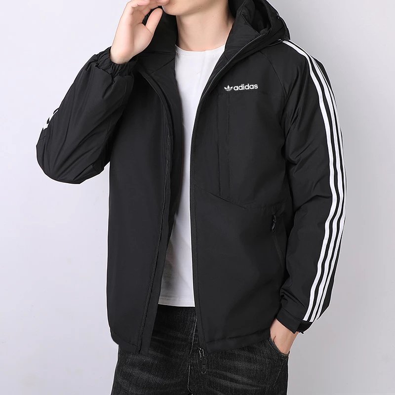 阿迪达斯棉衣男2023秋冬新款棉袄休闲保暖防风连帽棉服运动夹克外套 2333棉 S3XL 4