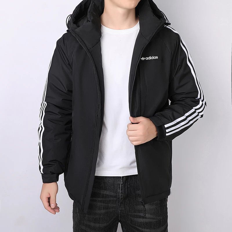阿迪达斯棉衣男2023秋冬新款棉袄休闲保暖防风连帽棉服运动夹克外套 2333棉 S3XL 6