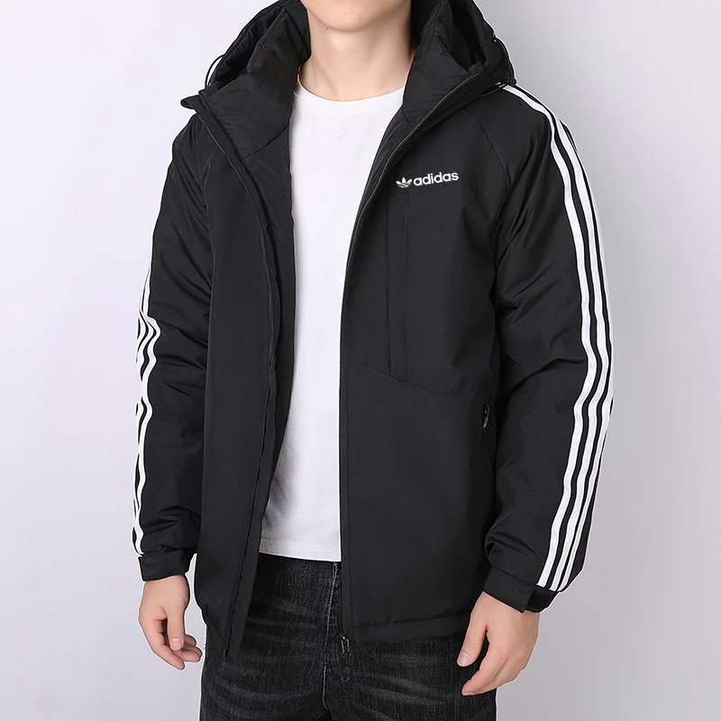 阿迪达斯棉衣男2023秋冬新款棉袄休闲保暖防风连帽棉服运动夹克外套 2333棉 S3XL 5