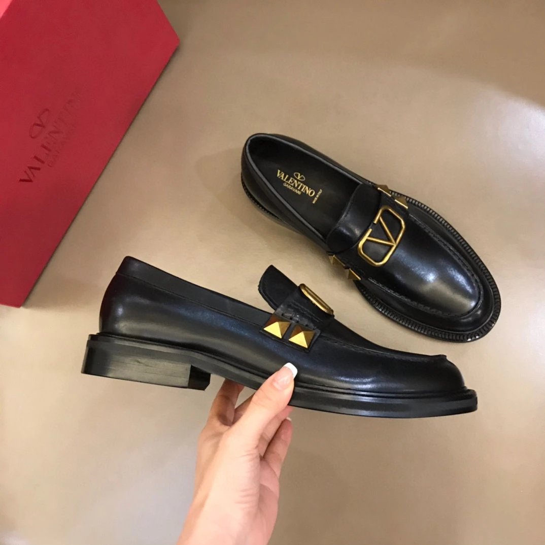2023 new Vale product men's high-end top layer cowhide, one foot casual business leather shoes, Le Fu shoes in 4 colors