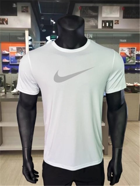 Nike Short sleeved Men's 2024 Summer New Sportswear Running Fitness Training Speed Dry T-shirt 2301 M-6XL