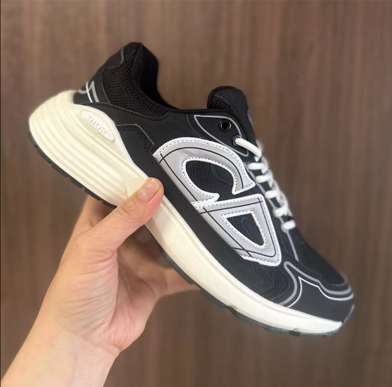 black and white