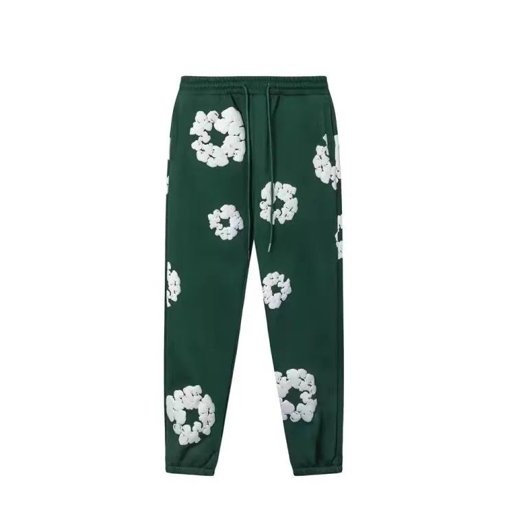 green pants