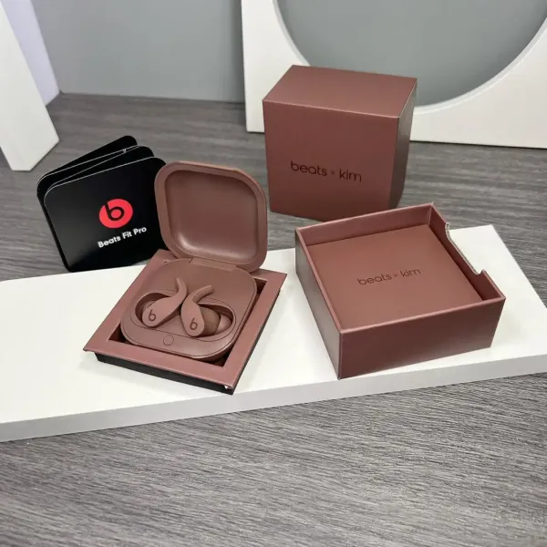 Beats x Kim Fit Pro Beige TWS Earbuds - 9