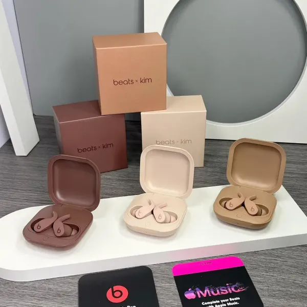 Beats x Kim Fit Pro Beige TWS Earbuds - 4