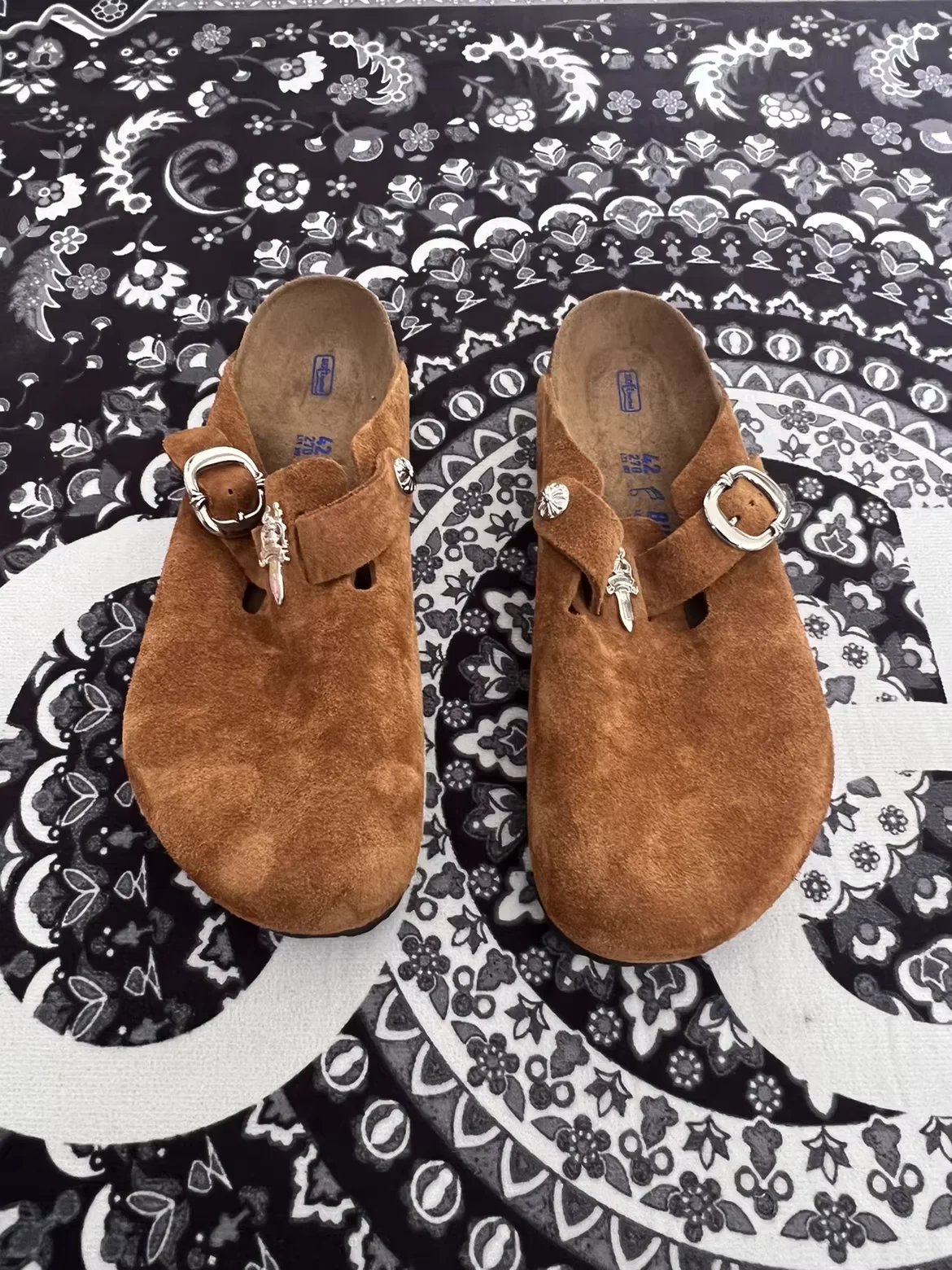 Chrome Hearts Birkenstock Shoes