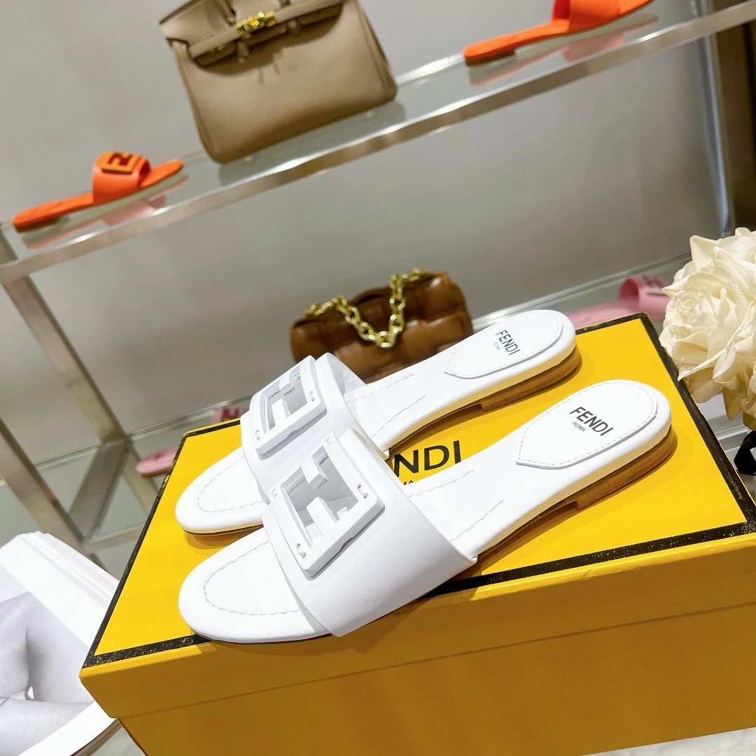Fendi Baguette Flat Sandals - Style 8